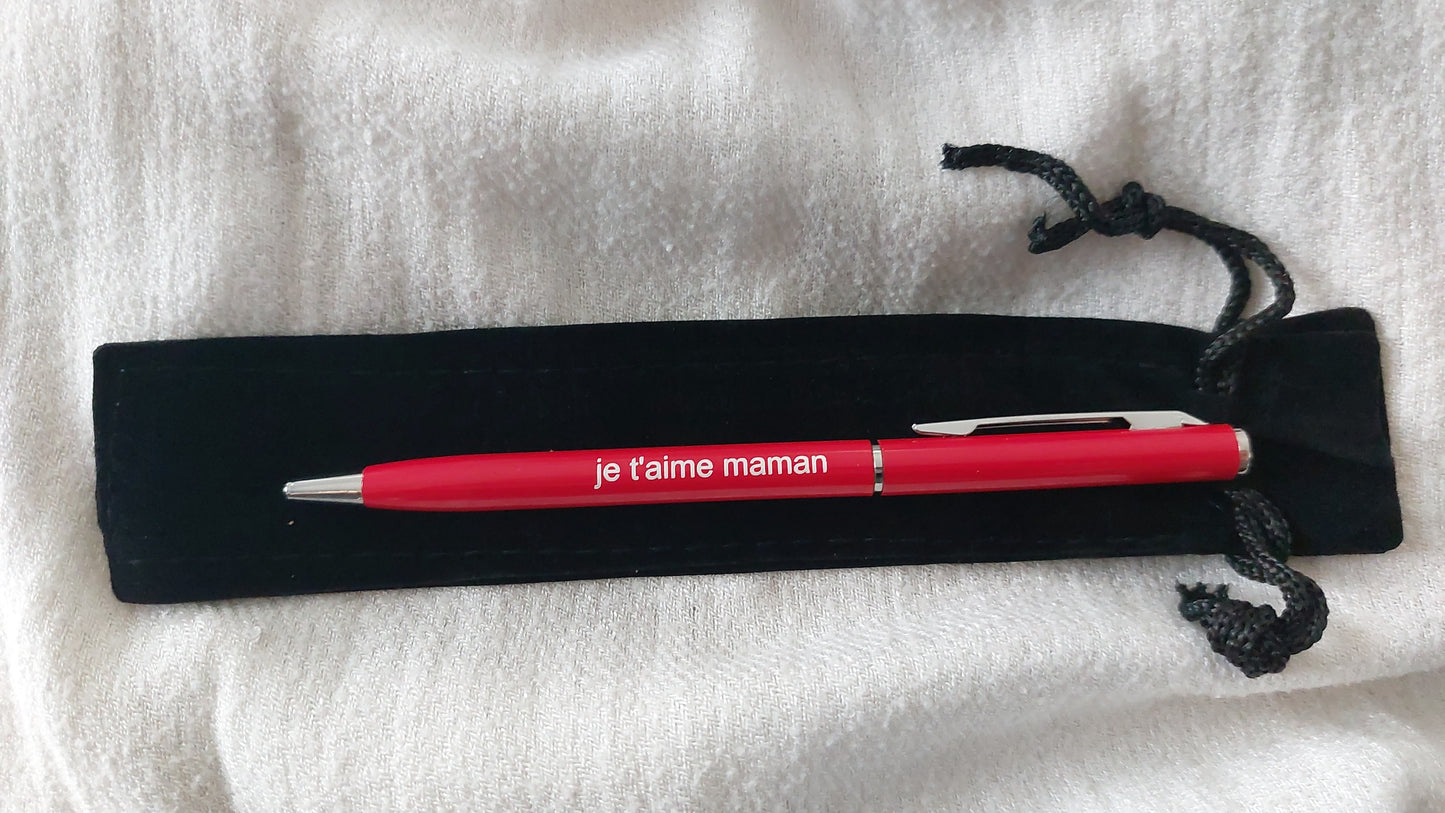 Stylo Je t'aime Maman
