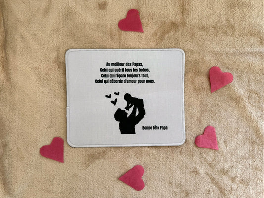 Tapis de souris "Bonne FĂȘte Papa"