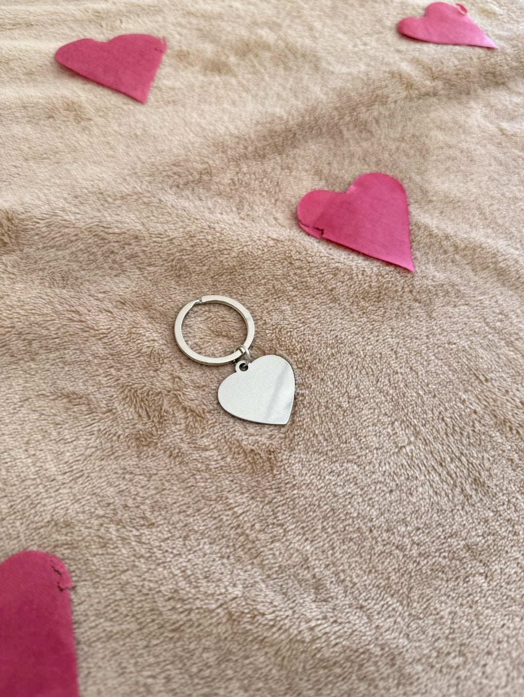 Porte clé imprimé Coeur