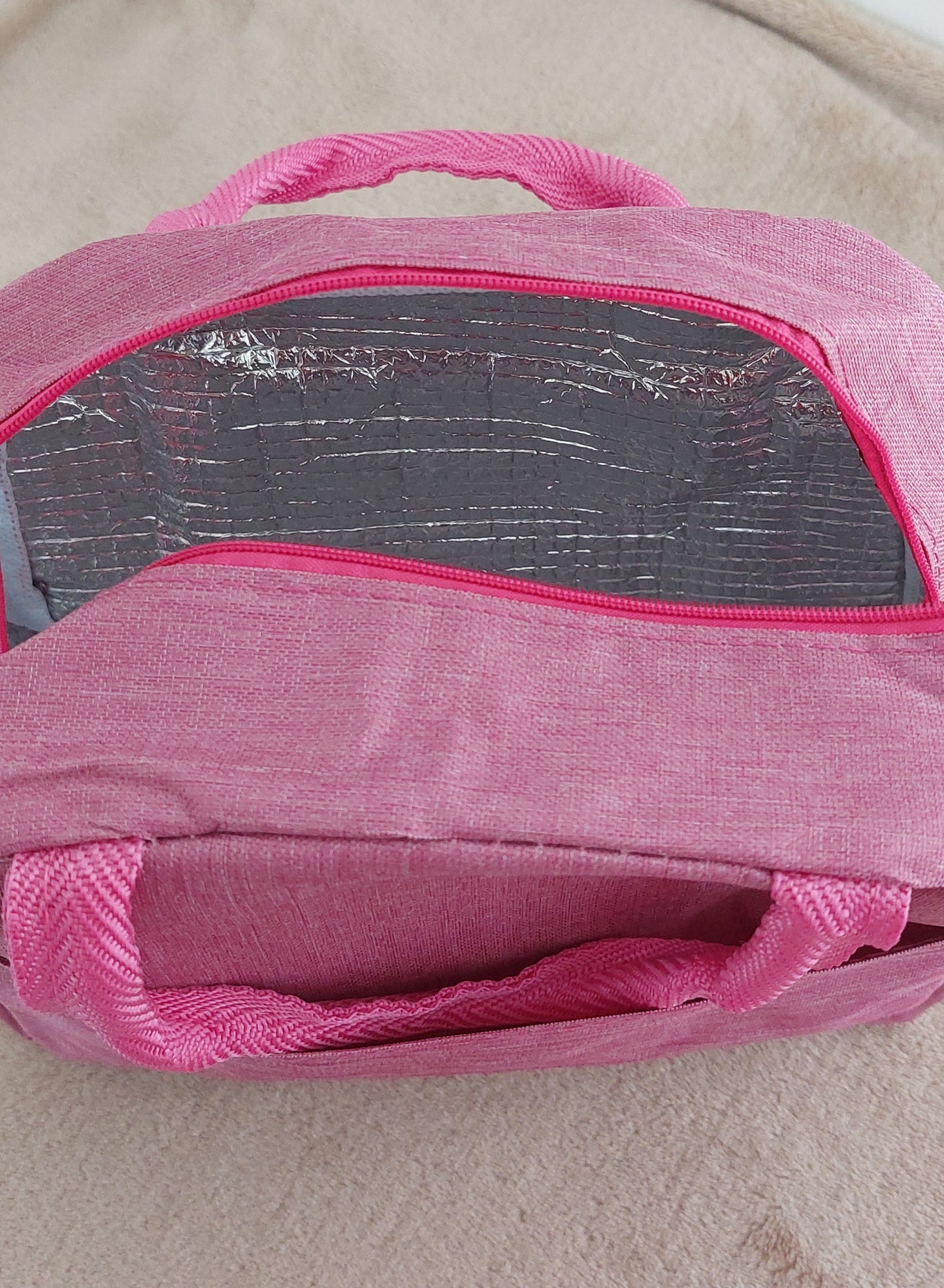Lunch bag personnalisé – Rose ou noir, pratique & stylé