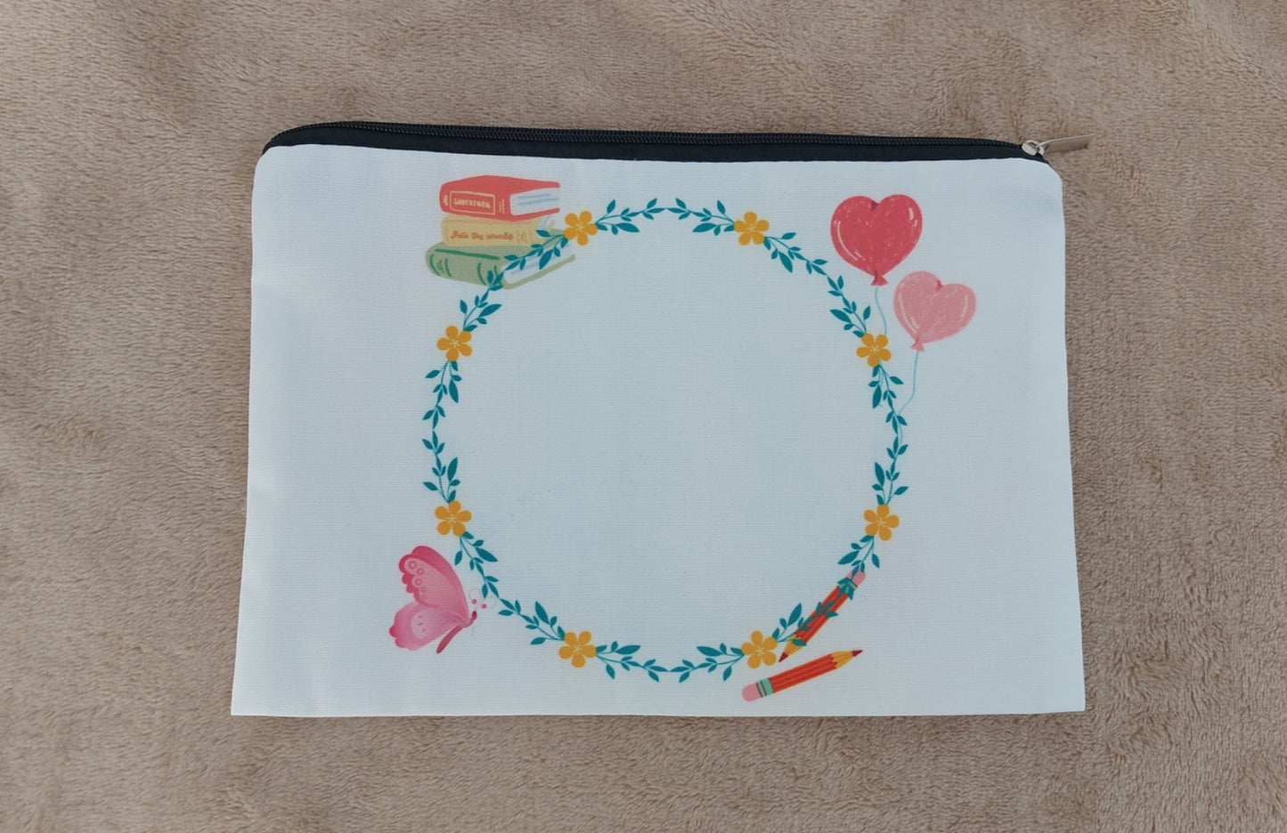 Pochette de fin d'année Maîtresse / ATSEM - Cercle personnalisable