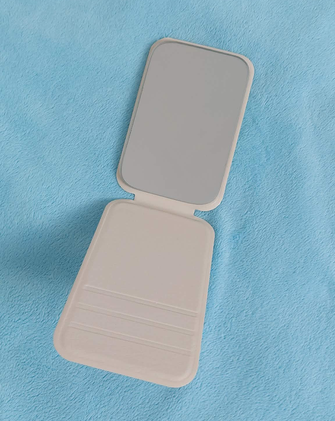 Duo personnalisé femme – Porte-clés cœur & miroir de poche