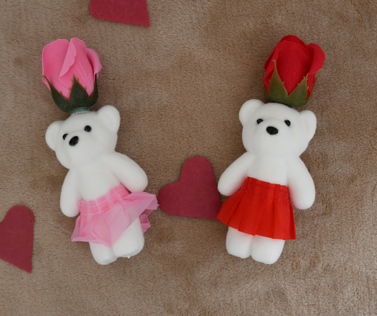 Ourson avec Rose