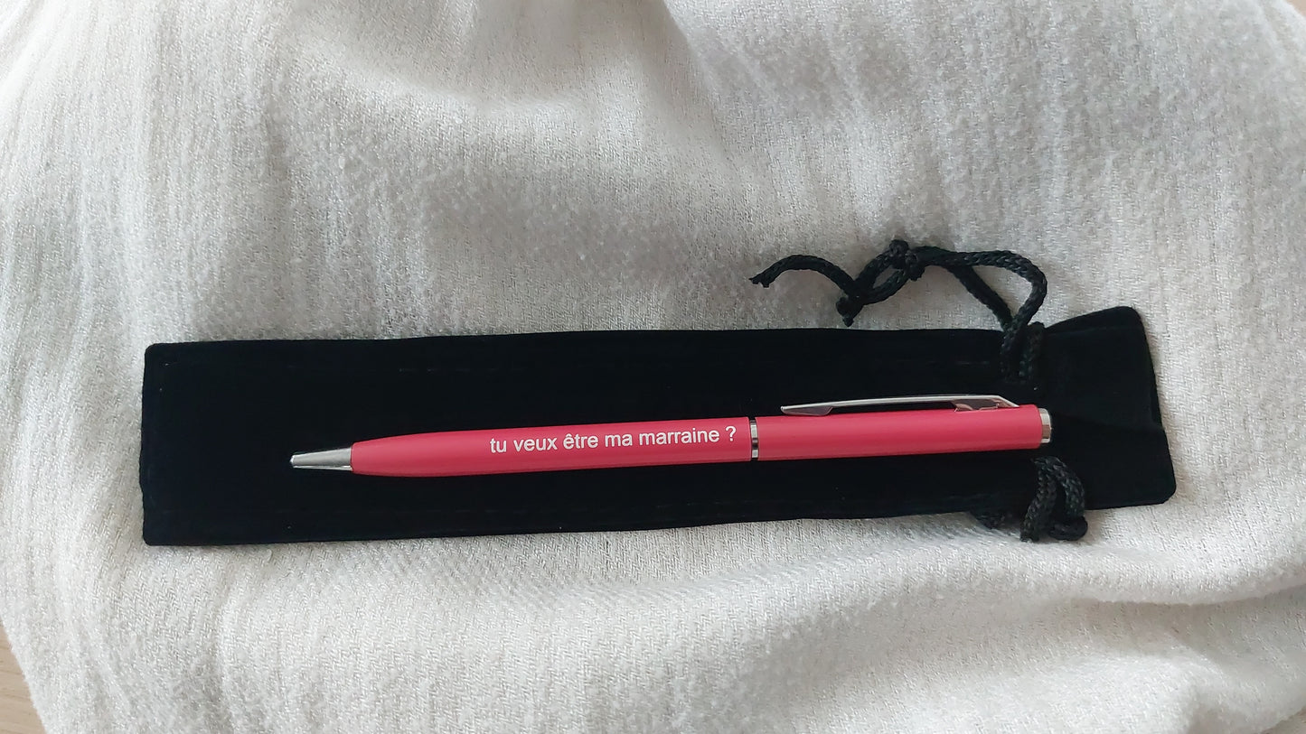 Stylo Tu veux être ma Marraine ?
