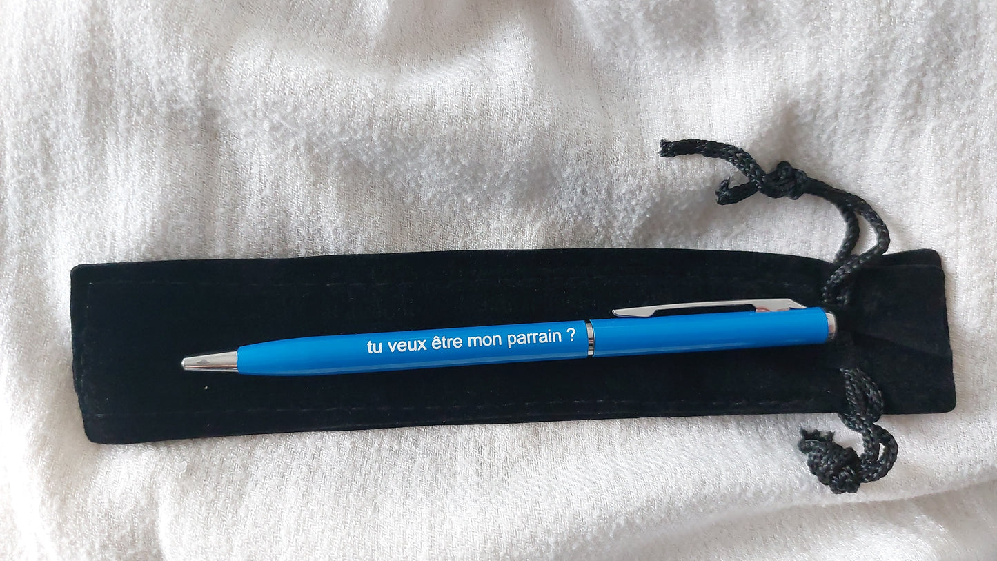 Stylo Tu veux être mon Parrain ?